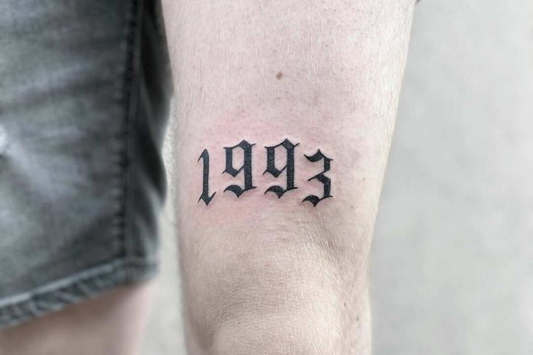 Тату с цифрами (1)