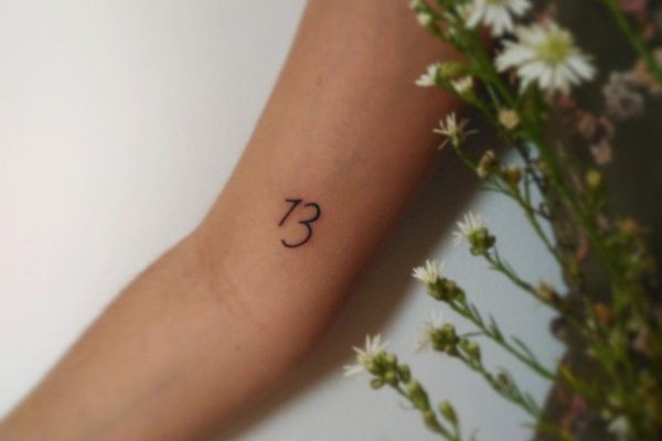 Тату с цифрами (1)