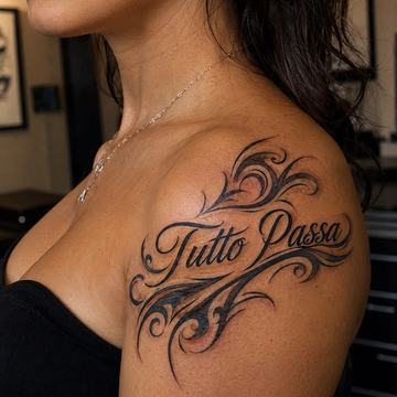 Tatuaje “Tutto Passa” 